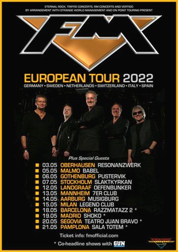 FM - European Tour May 2022 - poster