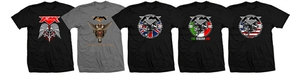 FM T-shirts - digital-print-on-demand - albums - biker skull